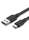 USB Type-C Şarj ve Data Kablosu, Siyah 1 Metre
