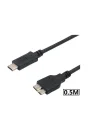 Usb Type C To Micro Usb 3.0 Taşınabilir Hdd Hard Disk Kablosu 0.5M (50cm)