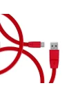 USB - USB C Şarj Kablosu, 1.8 Metre, PVC, Kırmızı (DLC2529C)