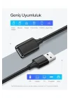 USB Uzatma Kablosu 50 Cm, Siyah