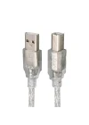 USB YAZICI KABLOSU 1,5 METRE 2.0V ŞEFFAF (SL-U2015)