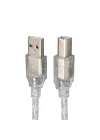 USB YAZICI KABLOSU 1,5 METRE 2.0V ŞEFFAF (SL-U2015)