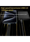 USB4 240W 8K 60Hz 80Gbps Şarj ve Veri Aktarım Kablosu OTGFB