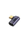 USB4 40Gbps L Tip Type-C Adaptör – 8K 60Hz 240W PD – Erkek Dişi USB-C Dirsek Dönüştürücü – Thunderbolt 4 Uyumlu OTGC