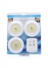 Uzaktan Kumandalı Kablosuz 3lü Led Spot Lambalar