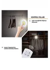 Uzaktan Kumandalı Yapışkanlı 3lü Led Spot Lamba