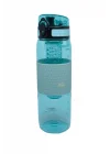 Uzspace 530ml Silikon Gövdeli Detoks Aparatlı Tritan Su Matarası
