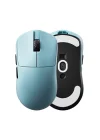 V6 8000 Hz Kablosuz Oyuncu Mouse PAW3950 Sensör Mavi