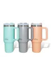 Vaha 1200 ml Termos Mug, 3 Kademeli Çevirmeli Kapak, Açık Somon SI2440217