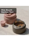 Vakumlu Paslanmaz Çelik Yemek Termosu 250 ml - Blush Pink 1196397