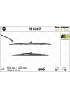 Valeo Das Original Set Silecek Hyundai Accent III (2005-2010) (500+450 MM) 116307
