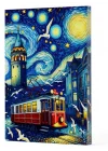 Van Gogh 1 - Galata Çizgili Yan Boyamalı Defter