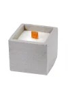 Vanilya Kokulu Mum Beton bardak Mum 80 Gr Karışık