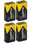 VARTA SUPER HEAVY DUTY 9V PİL - 4LÜ EKONOMİK PAKET