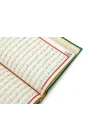 Vav Desenli Termo Deri Ciltli Sade Arapça Hafız Boy Kuran-ı Kerim Yeşil