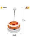 Vertigo Atlı Karınca Kedi Oyuncağı Ø 24 X 36.5 Cm