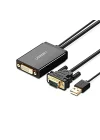 VGA USB to DVI-D 24+1 Dişi Görüntü Aktarma Kablosu