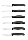 Vıctorınox Sebze - Soyma Bıçağı 8Cm Siyah 6Lı Set