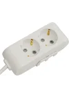 VİKO Multi-Let 2li Topraklı Kablolu Ç.K 1mt Priz