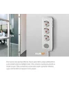 Viko Multi-Let 6lı Topraklı Kablolu Ç.K 5mt Siyah Priz