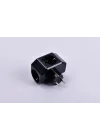 Viko Yonca Plus Beyaz Üçlü Topraklı Priz Yeni Nesil Priz (siyah)