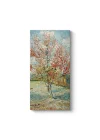 Vincent Van Gogh - Pembe Şeftali Ağaçları Tablosu 30 x 60
