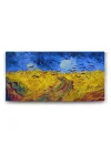 Vincent Van Gogh - Wheat Field Tablosu - 100x50cm
