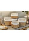Wicker Premium Serisi 4lü Set Organizer