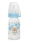 Wide Neck Bottle 125 Ml Antikolik Cam Biberon Erkek, Mavi