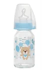 Wide Neck Bottle 125 Ml Antikolik Cam Biberon Erkek, Mavi