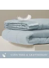 Windom Luxury Microfiber Down Alternative Blanket with 3M Moisture Management Ivory 108x90 King Size Quilted Premium Soft Cozy 3M Scotchgard Moisture Microfiber For Bed, Couch or Sofa