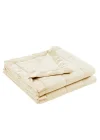 Windom Luxury Microfiber Down Alternative Blanket with 3M Moisture Management Ivory 108x90 King Size Quilted Premium Soft Cozy 3M Scotchgard Moisture Microfiber For Bed, Couch or Sofa
