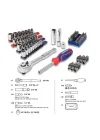 WP209006 84 Parça 3/8’’ 1/4’’ CR-V Metrik/İnç Profesyonel Lokma ve Bits Uç Takımı