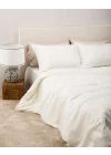 X TENCEL™ Lyocell Çift Kişilik Nevresim Kılıfı Beyaz