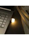 Xspring Mini Usb Led Işık Lambası, 6 Adet Usb Fişli Led Gece Lambası, Yatak Odası, Koridor, Kamp, Okuma, Uyku için Rgb Taşınabilir Ortam Lambası (Sıcak Işık)