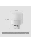 Xspring Mini Usb Led Işık Lambası, 6 Adet Usb Fişli Led Gece Lambası, Yatak Odası, Koridor, Kamp, Okuma, Uyku için Rgb Taşınabilir Ortam Lambası (Sıcak Işık)