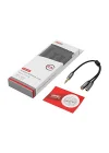 Y-C956ABK mini soket, 3,5 mm (M) - 2 x 3,5 mm (F) siyah