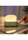 Yeşil Tost Gece Lambası – Şarjlı & Pilli Sevimli LED Işık,Hediyelik Led Lamba