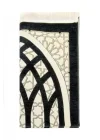 Yıldız Desenli Şönil Seccade - Siyah