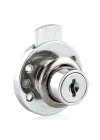 Yuvarlak Çekmece Kapak Kilidi 16mm