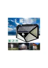 Zauss 4 Adet Solar Güneş Enerjili Hareket Sensörlü 4 Taraflı Bahçe Garaj Ev Aydınlatma Lambası