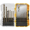 dwa1240 Pilot Point Industrie-Cobalt-Bohrer Bit Set (14 Stück)
