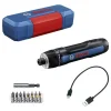 GO 3 Akülü Vidalama Makinesi (USB Cable A-C, 8 pcs screwbits, Extender, Case)