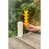 Kalp Şerit Silikon Mum Kalıbı