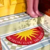 Kerala Sarı Coir Kapı Önü Paspası 40x80 Cm