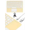 Mey İthalat® Android ve İOS Uyumlu Bluetooth Klavye Touchpad Slim Kablosuz Wifi Q Klavye