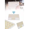 Mey İthalat® Android ve İOS Uyumlu Bluetooth Klavye Touchpad Slim Kablosuz Wifi Q Klavye