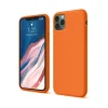 Mey İthalat®   iPhone 11 Pro Kılıf First Silikon - Turuncu