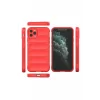 Mey İthalat®   iPhone 11 Pro Max Kılıf Optimum Silikon - Kırmızı