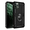Mey İthalat®   iPhone 11 Pro Max Kılıf Sofya Yüzüklü Silikon Kapak - Siyah